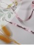 Лента атласная "Handmade" 1см. (розовый)